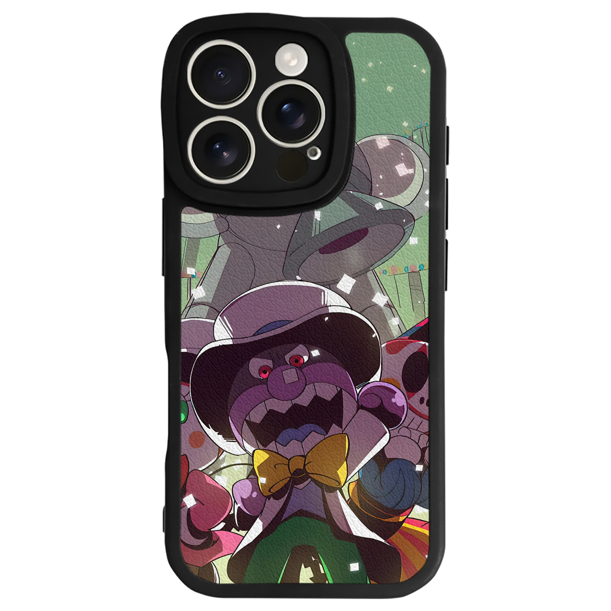（画像用） アンパンマン Anpanman 【iPhone 16シリーズ対応】シリコンスマホケース（レザー調） 材質：シリコン